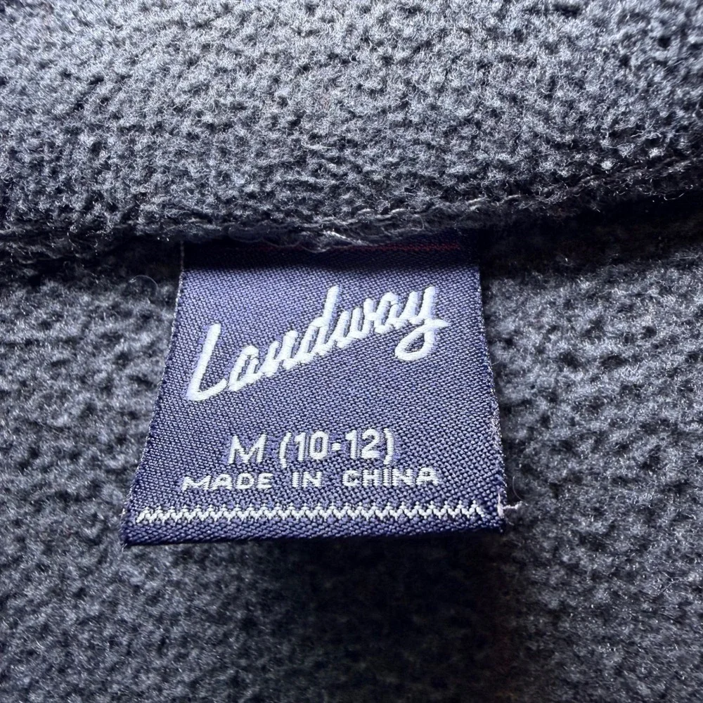 Landway Stanford University Fleece‎ Jacket Kids Medium 10-12 Gray Full Zip NCAA